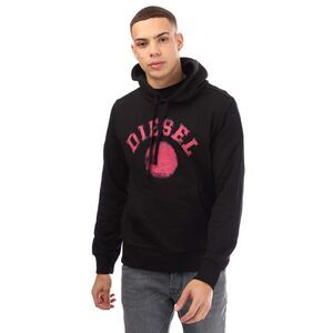 Diesel Mens S-Ginn 9-D Hoodie / Black